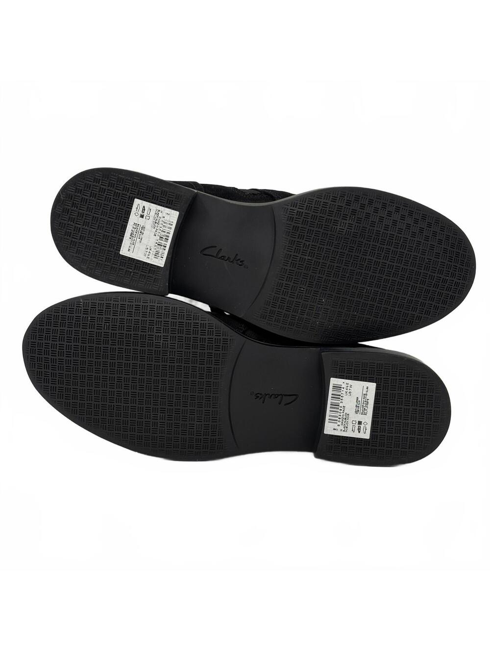 Clarks Womens Black Nubuck Cazmin Pace Zipper Wide Width 7W NWT - Picture 5 of 9